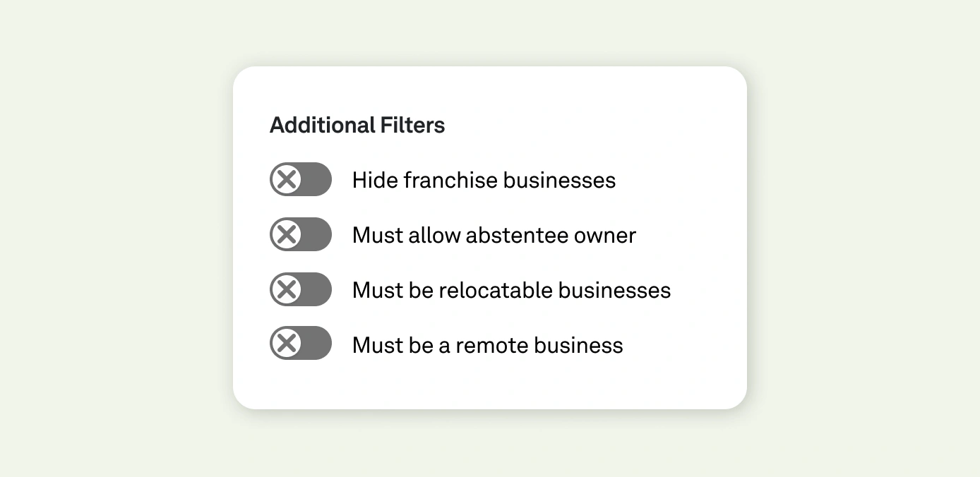 Search Filters